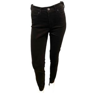 Kut From the Kloth Diana Fab Ab Skinny Dark Brown Corduroy High Rise Pants - 4